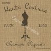 Haute couture from the French range of Australian made furniture stencils.